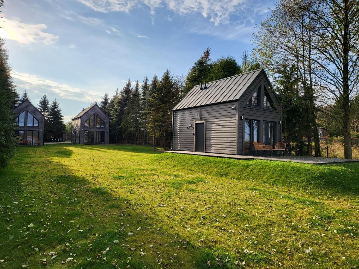 Okno Na Wode- Caloroczne Domy Z Linia Brzegowa Jeziora I Sauna Rybno  Экстерьер фото